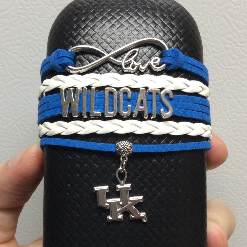 Kentucky Wildcats bracelet adjustable bracelet
